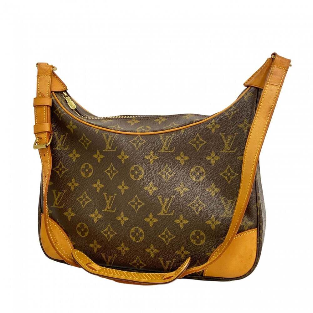 LOUIS VUITTON Brown Monogram Boulogne 30 Shoulder Bag
